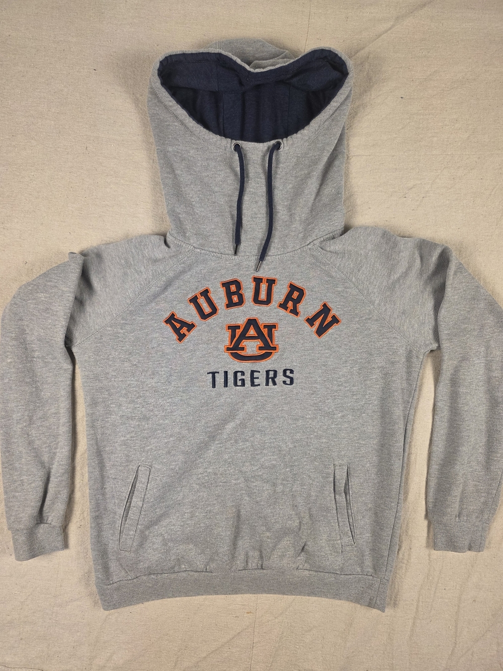 Colosseum Auburn Tigers Hoodie Women's L Gray Embroidered NCAA
